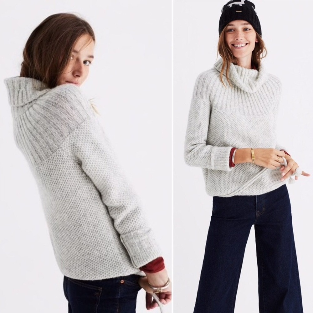 Madewell Snowbound Drawstring Pullover Sweater